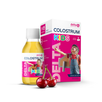 DELTA MEDICAL Colostrum kids sirup čerešňa 125 ml (Kolostrum) - Jednozložkové, Viaczložkové - obrázok 3/3