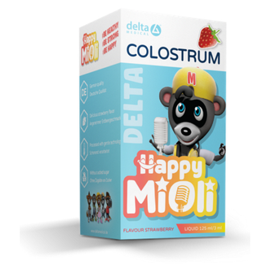 DELTA MEDICAL Colostrum Happy MiOli liquid jahoda 125 ml kúpite na Mojalekaren.sk