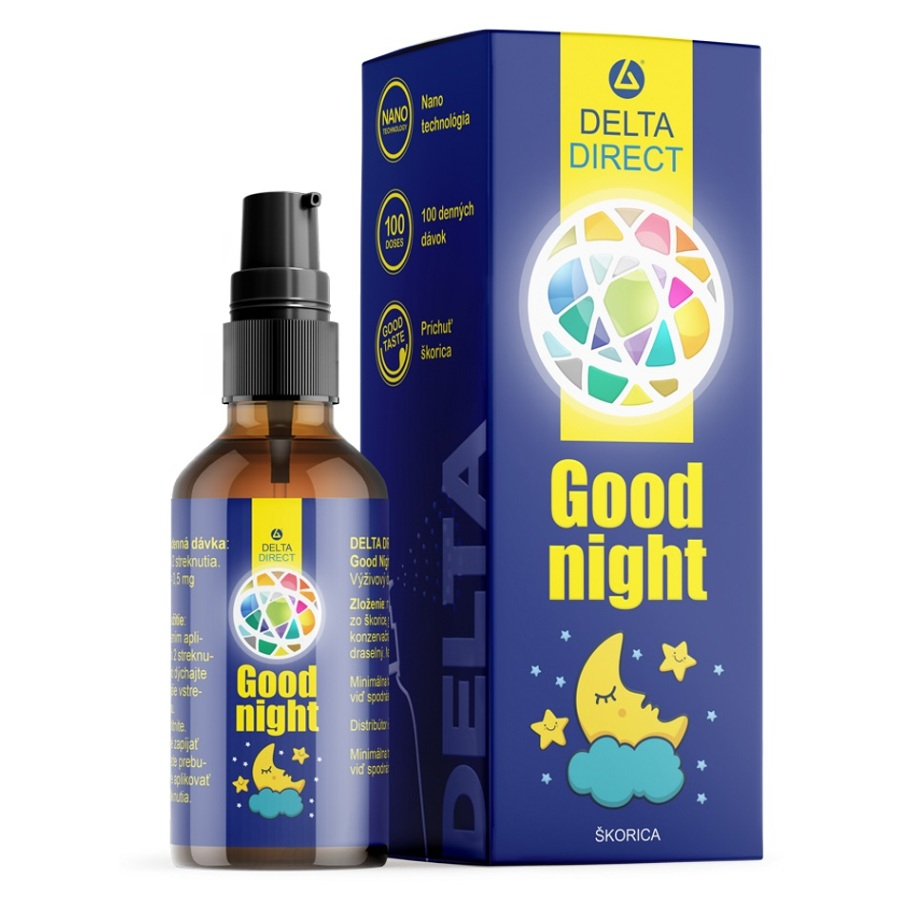 Delta Medical Delta Direct Good Night sprej pre pokojný spánok príchuť Cinnamon 30 ml kúpite na Mojalekaren.sk