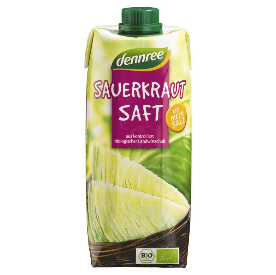 DENNREE Šťava z kyslej kapusty BIO 500 ml