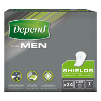 DEPEND For men 1 inkontinenčné vložky pre mužov 24 kusov