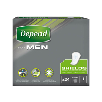 DEPEND For men light inkontinenčné vložky pre mužov 24 kusov
