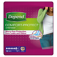 DEPEND Normal inkontinenčné nohavičky veľkosť S/M 10 kusov