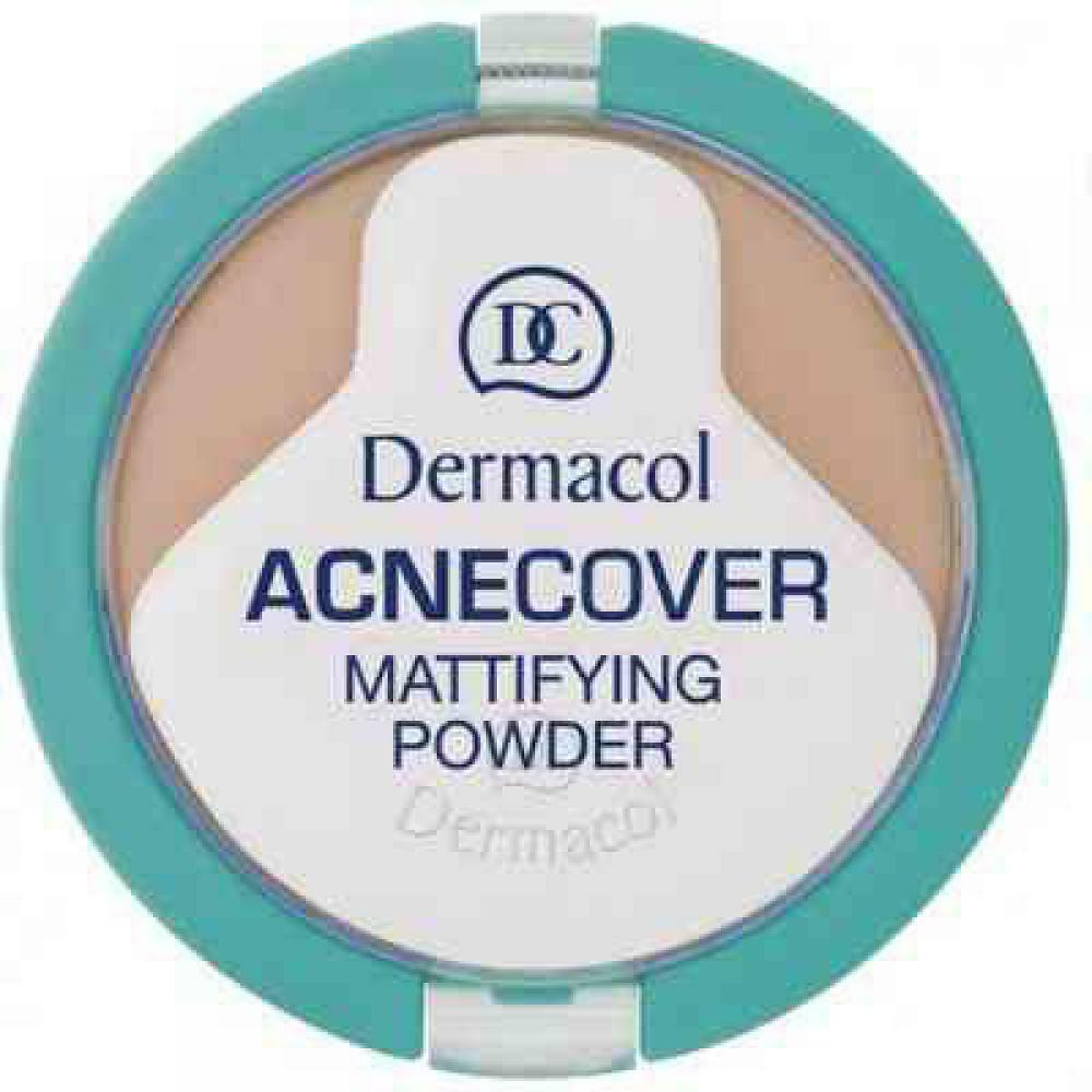 E-shop Dermacol Acnecover Mattifying Powder Porcelain 11g (odtieň Porcelain)