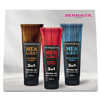 DERMACOL Men agent mix pánskych sprchových gélov Darčekový set