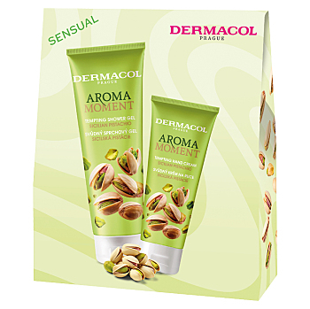 DERMACOL Aroma Moment Pistácie Darčekové balenie (Kozmetické balíčky) - Telové