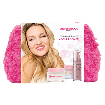 DERMACOL Collagen Care + sérum Darčekové balenie (Kozmetické balíčky) - Denné, Nočné