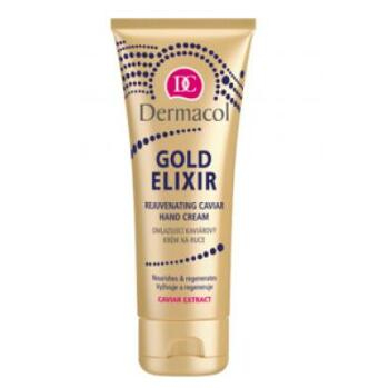 Dermacol Gold Elixir Rejuvenating Caviar Hand Cream 75ml (Omlazující kaviárový krém na ruce, všechny typy pleti)