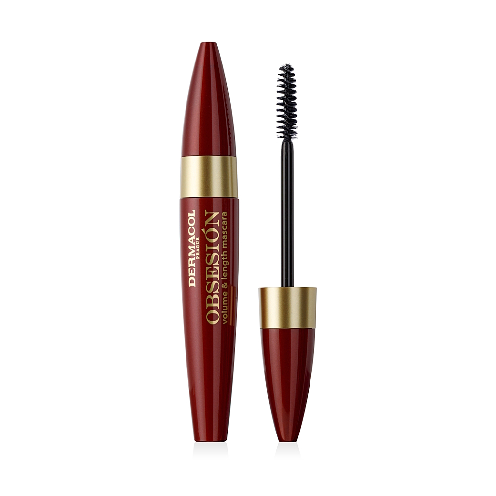 DERMACOL Obsesión Riasenka pre objem a dĺžku čierna 9 ml