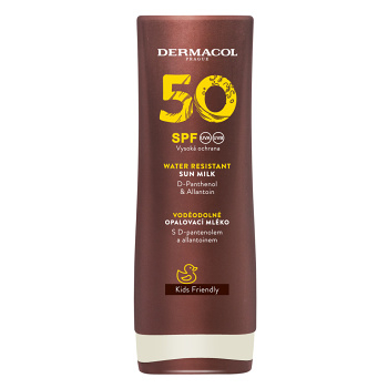 DERMACOL Sun Mlieko na opaľovanie SPF50 200 ml (Opaľovacie mlieka) - Vodeodolné