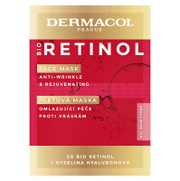 DERMACOL Bio Retinol Pleťová maska 2 x 8 ml