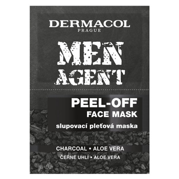 DERMACOL Men Agent Zlupovacia pleťová maska 2 x 7,5 ml