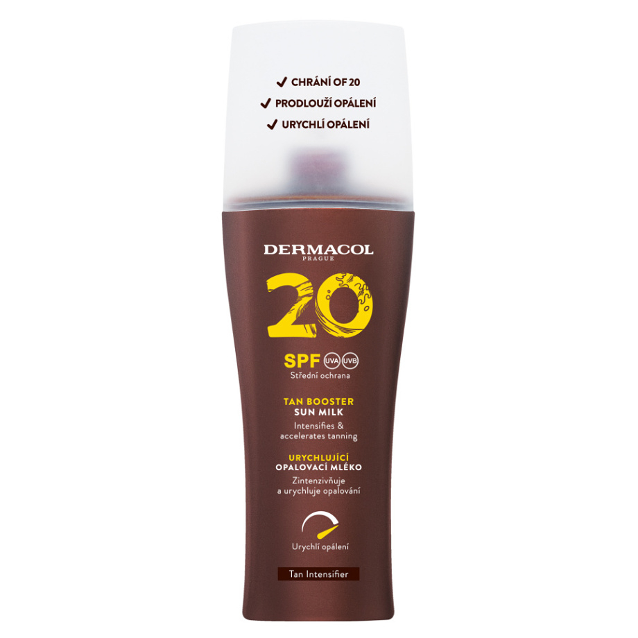 DERMACOL Sun Mlieko urýchľujúce opálenie SPF 20 200 ml
