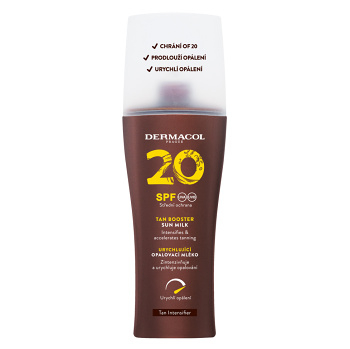DERMACOL Sun Mlieko urýchľujúce opálenie SPF 20 200 ml (Opaľovacie mlieka) - Vodeodolné