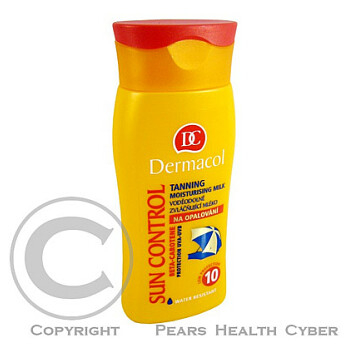 Dermacol Sun Control-Tanning Moisturising Milk SPF10 200ml