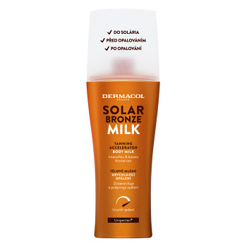 DERMACOL Solar Bronze Telové mlieko urýchľujúce opálenie 200 ml (Solárna kozmetika)