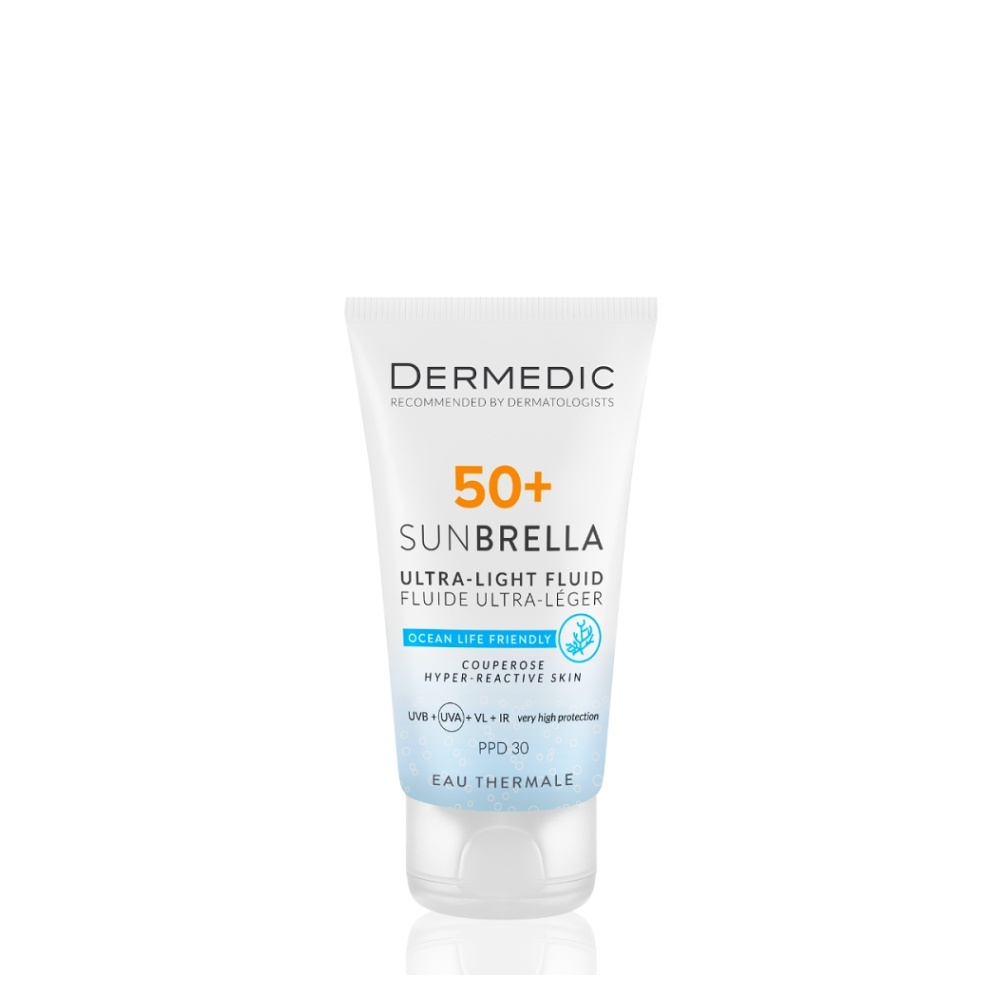E-shop DERMEDIC Sunbrella Emulzia kuperózna a hyperreaktívna pleť SPF50+ 40 ml
