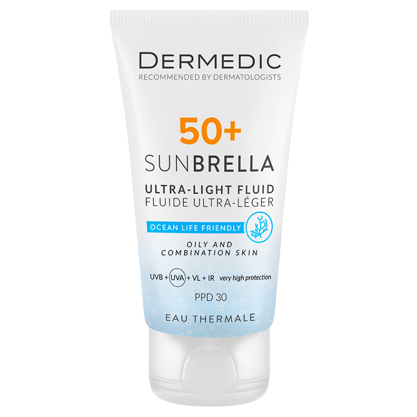 E-shop DERMEDIC Sunbrella Emulzia mastná a zmiešaná pleť SPF50+ 40 ml