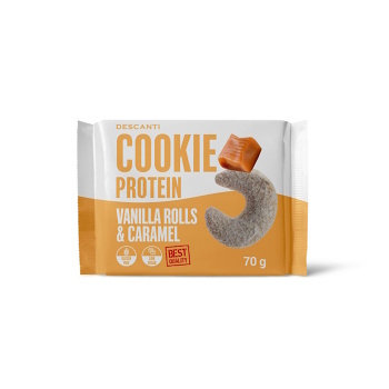 DESCANTI Protein cookie vanilkový rožtek 70 g