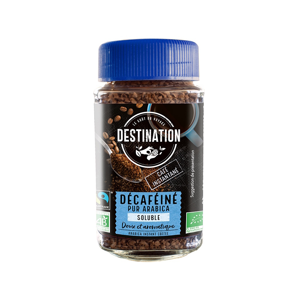 DESTINATION Káva instantná bez kofeínu BIO 100 g