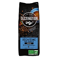 DESTINATION Káva zrnková bez kofeínu 100% arabika BIO 250g