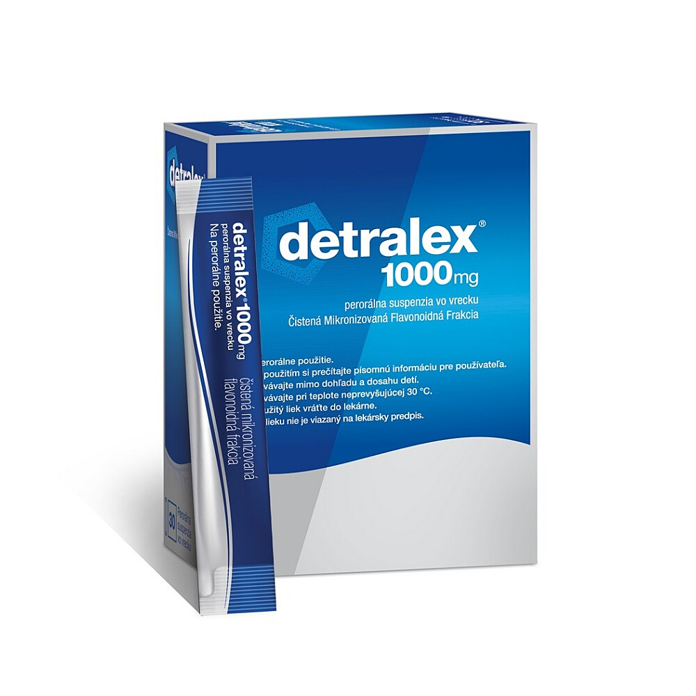DETRALEX 1000 mg perorálna suspenzia vo vrecku 30 kusov kúpite na Mojalekaren.sk