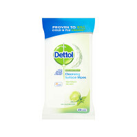 DETTOL Antibakteriálne obrúsky na povrchy Limetka a mäta 36 ks