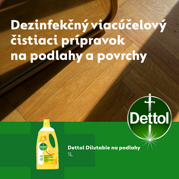 DETTOL Power &amp; Fresh Dezinfekčné na podlahy a povrchy Citrón 1 l (Prostriedky na podlahu) - Dezinfekčné - obrázok 3/4
