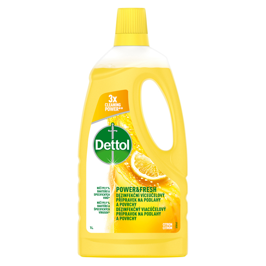 DETTOL Fresh Citron dezinfekčný prípravok na podlahy a povrchy 1 l