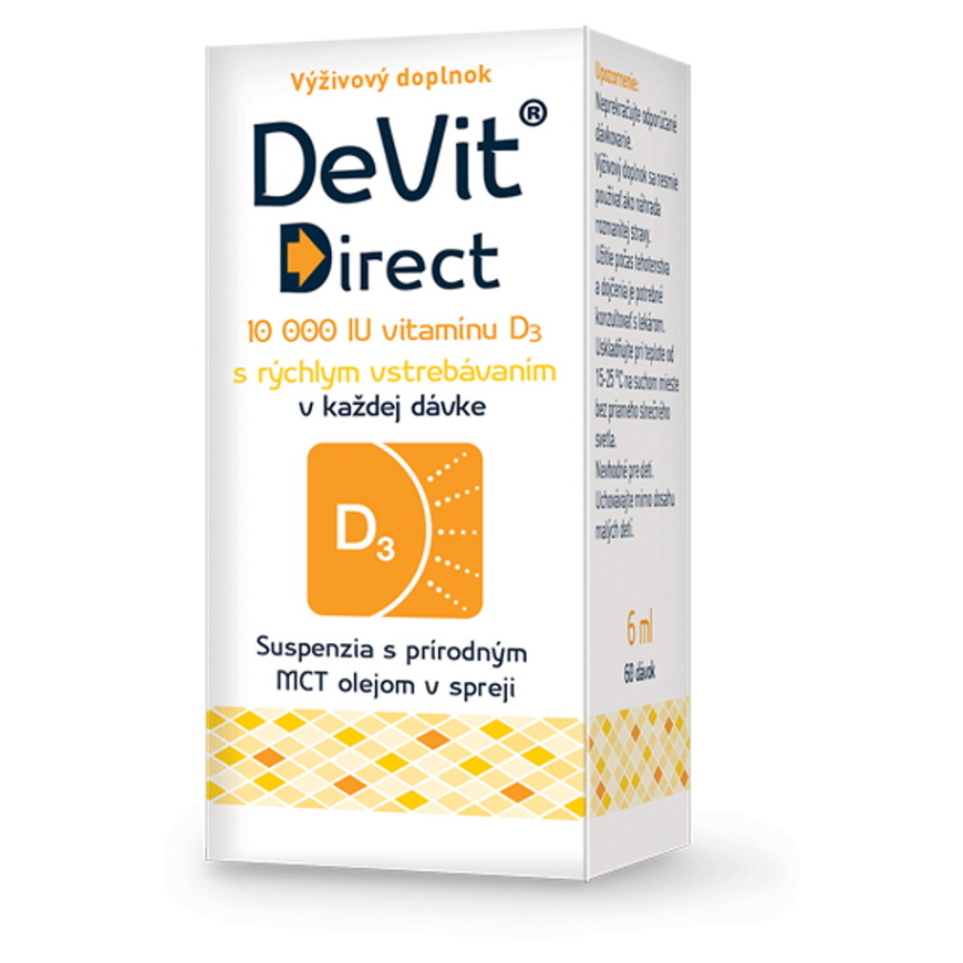 DEVIT Direct 10000 IU sprej 6 ml kúpite na Mojalekaren.sk