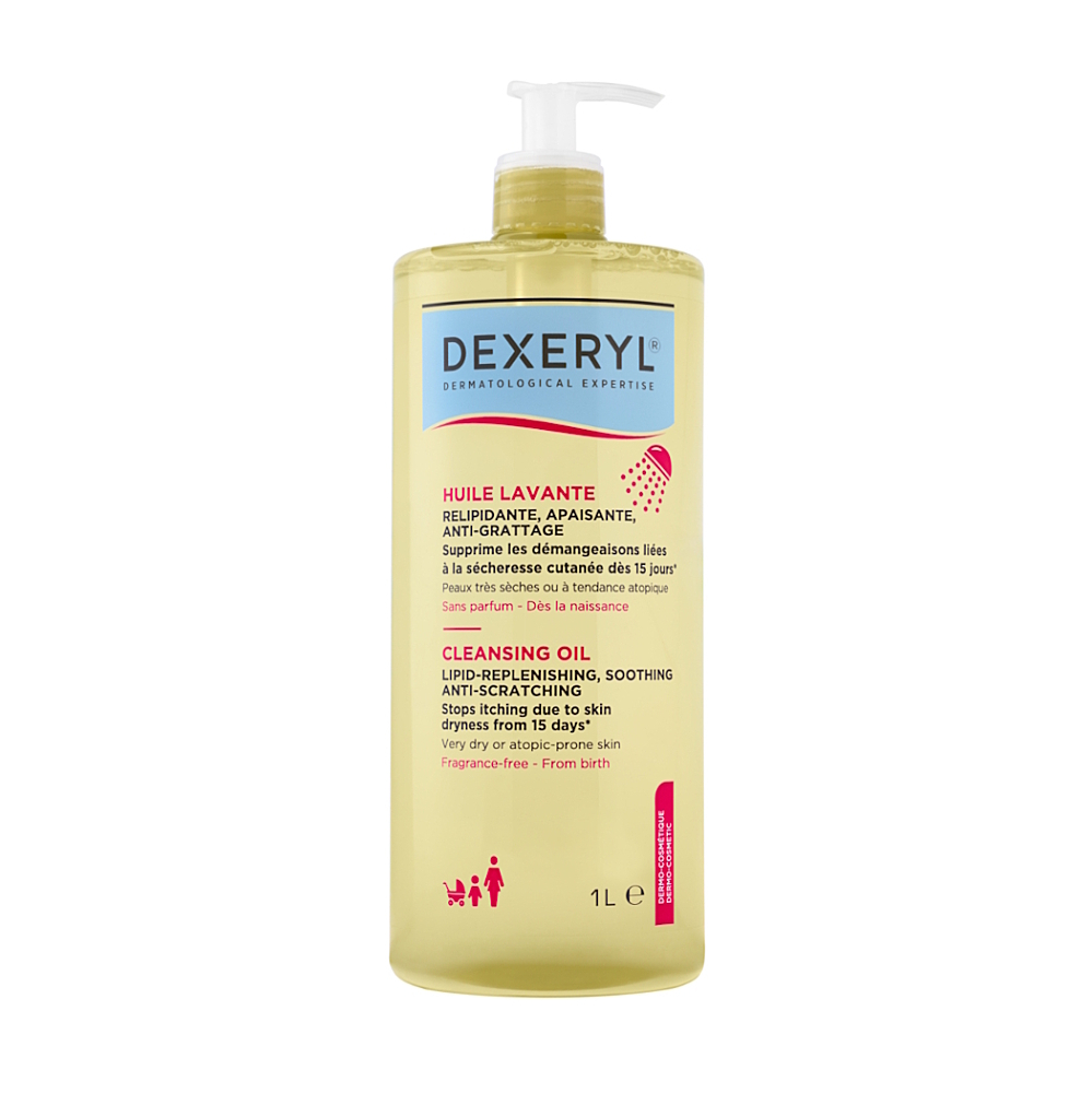 E-shop DEXERYL Umývací olej relipidačný upokojujúci a proti škrabaniu 1000 ml