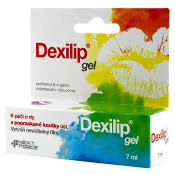 DEXILIP gel na popraskané kútiky úst 7 ml