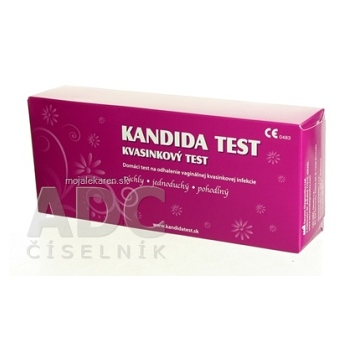 KANDIDA TEST Samodiagnostika kandidózy (pre ženy) 1 x 1 ks
