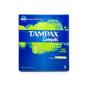 TAMPON TAMPAX COMPAK SUPER 1X8KS