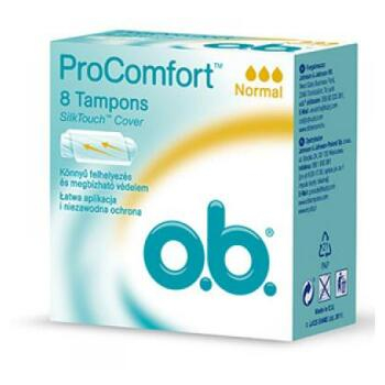 Tampony o.b.® ProComfort™ Normal 8 kusov