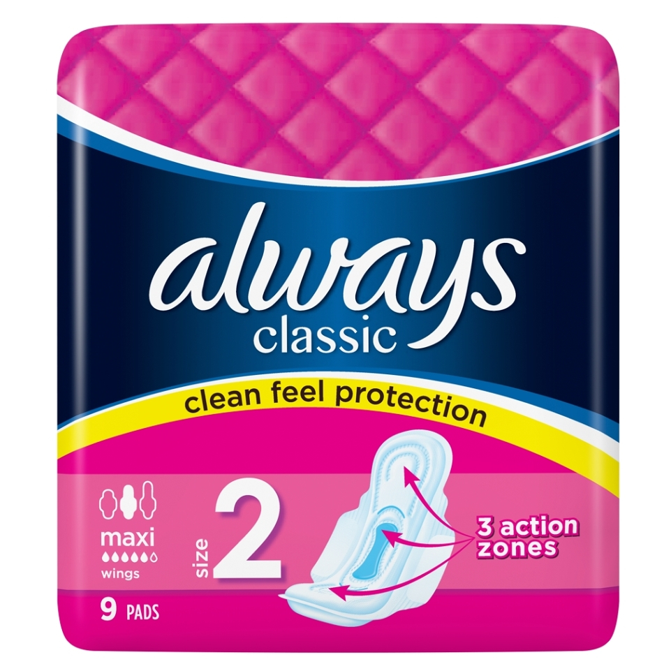 E-shop ALWAYS Classic Maxi 9 kusov