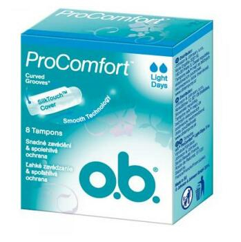 Tampony o.b.® ProComfort™ Light Days 8 kusov
