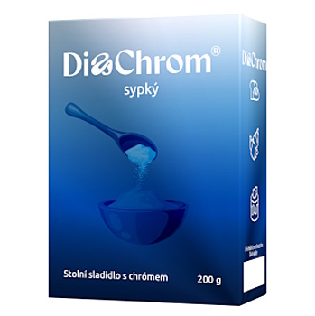 DI CHROM Sypký stolné sladidlo 200 g (Sypké sladidlá) - DIA