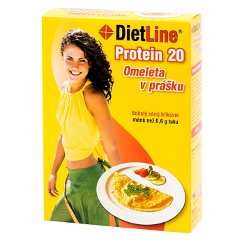 DietLine Proteín 20 Omeleta v prášku 3 vrecúška