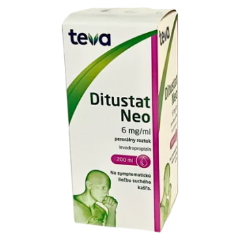 DITUSTAT NEO 6 mg/ml perorálny roztok 200 ml