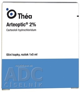 ARTEOPTIC 2% int opo (fľ.PE) 1x5 ml (Lieky na predpis)
