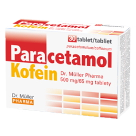 DR.MÜLLER Paracetamol Kofein 500mg/65mg 30 tabliet kúpite na Mojalekaren.sk
