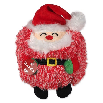 DOG FANTASY Winter Tale Pískacia Santa 15 cm (Hračky pre psov)