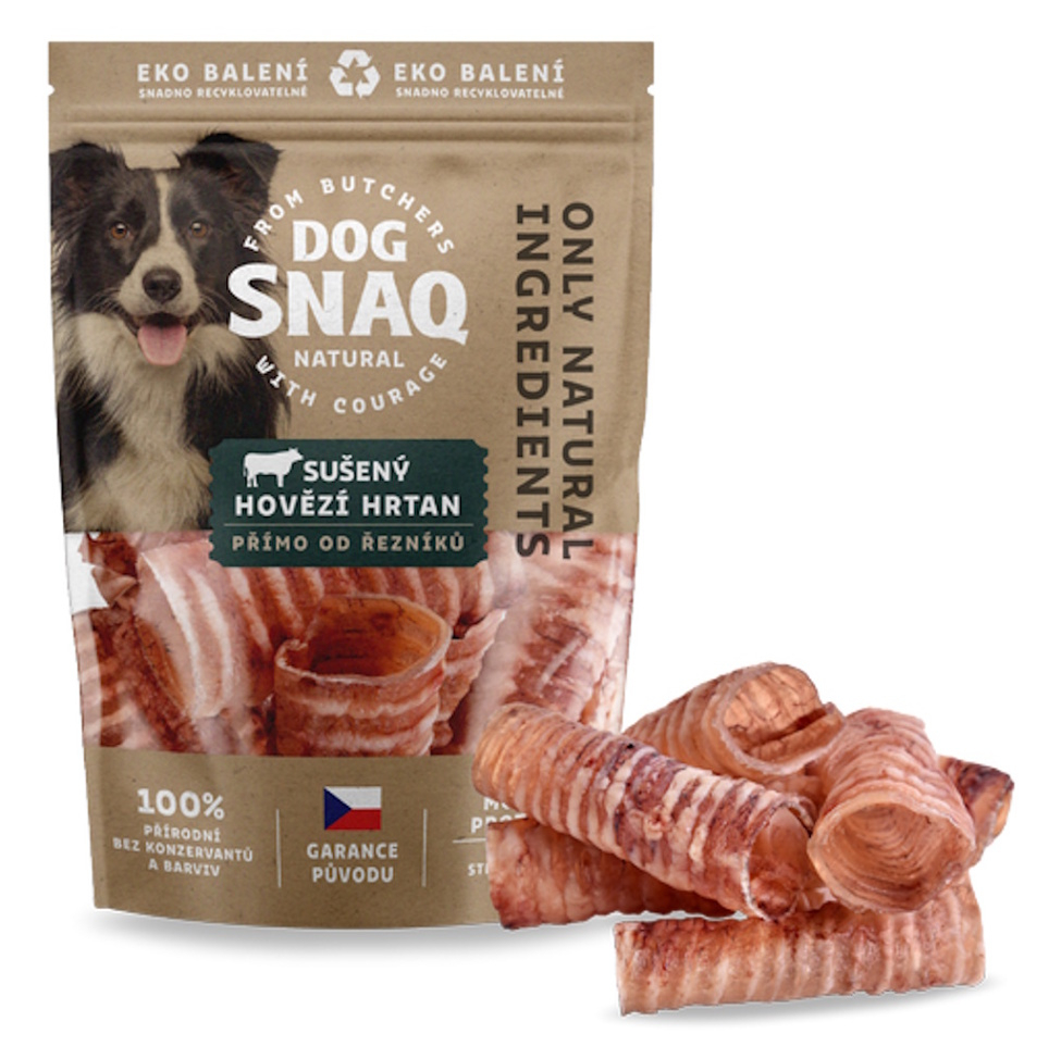 E-shop DOG SNAQ Hovädzí hrtan sušený 1 ks, Hmotnosť balenia: 300 g