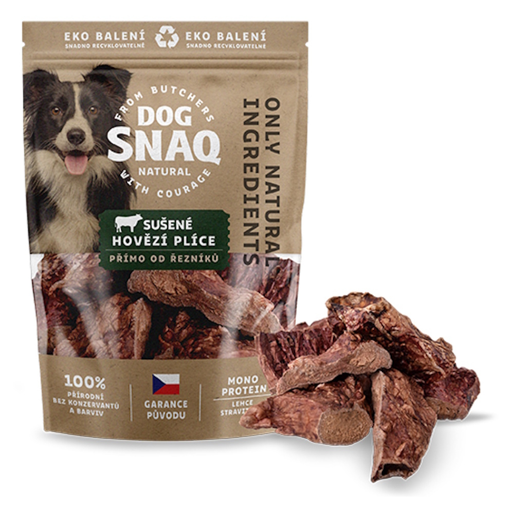 E-shop DOG SNAQ Hovädzie pľúca sušené 1 ks, Hmotnosť balenia: 80 g