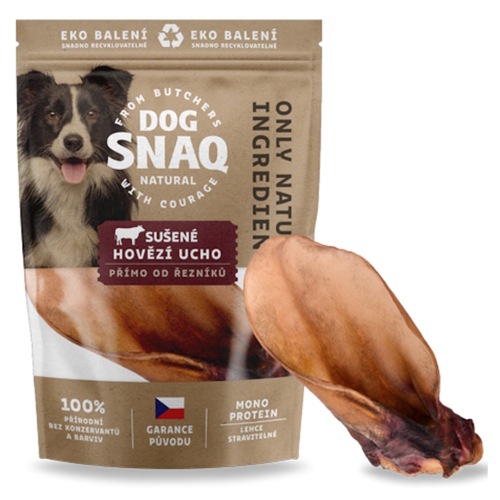 E-shop DOG SNAQ Hovädzie ucho sušené 1 ks