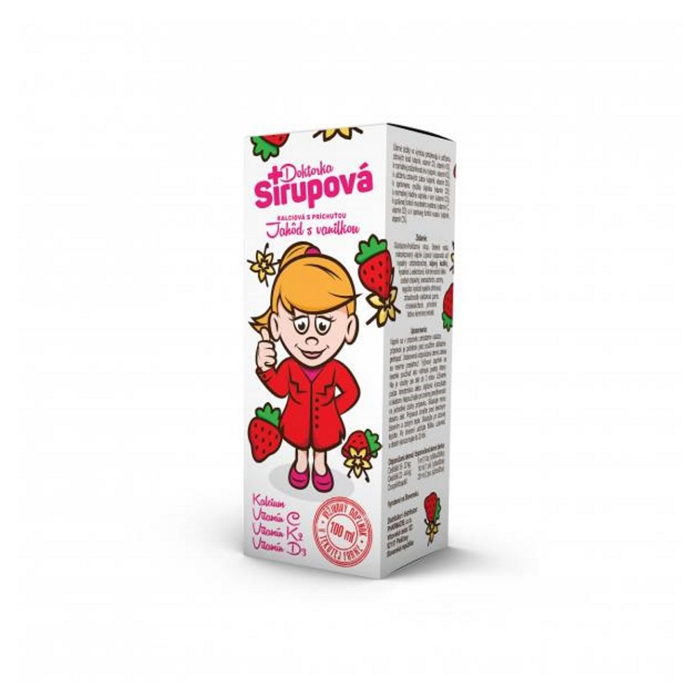 Doktorka Sirupová kalciový sirup s príchuťou jahôd s vanilkou 100 ml kúpite na Mojalekaren.sk