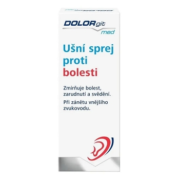 DOLORGIT Med ušný sprej proti bolesť 20 ml (Prípravky do uši) - Dezinfekčné