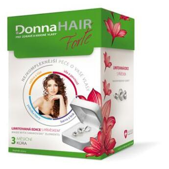 Donna Hair Forte 3mesačná kúra 90 toboliek + prívesok Swarovski Elements 2014