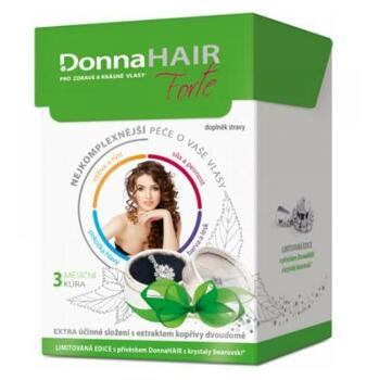 DONNA HAIR Forte 90 toboliek (3 mesiace) + prívesok s krištáľmi Swarovski® zadarmo